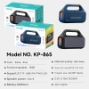 The new 865 Bluetooth speaker, a portable outdoor karaoke RGB ambient light and a long-lasting subwoofer, is selling well in cross-border wholesale details Picture